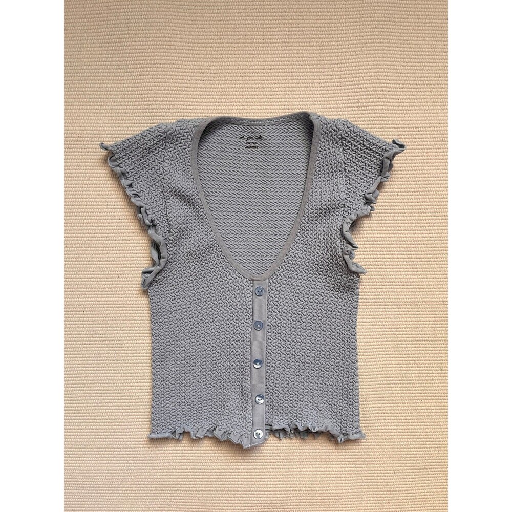 Out From Under Ida Seamless Top in Dusk Blue Size XS/S
